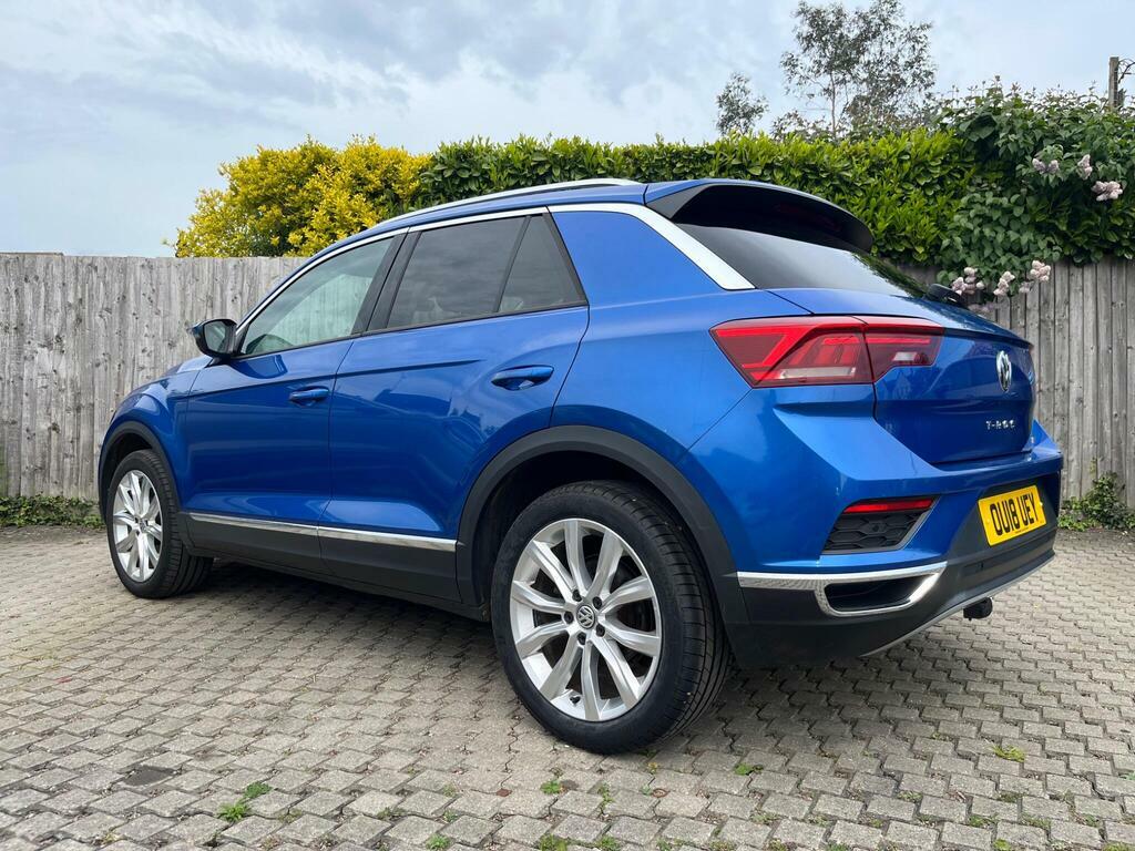 Volkswagen T-Roc 2.0 Tdi Sel 4Motion Euro 6 S S OU18UEY Blue #3