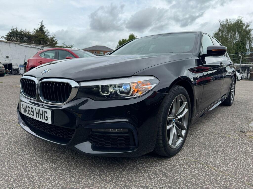 BMW 5 Series Saloon 2.0 520D M Sport Euro 6 Ss 201 HK69HHG Black #2