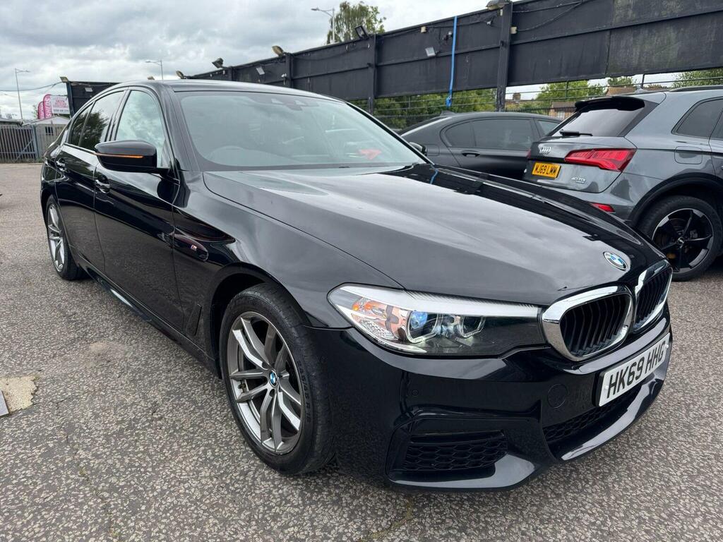 BMW 5 Series Saloon 2.0 520D M Sport Euro 6 Ss 201 HK69HHG Black #3