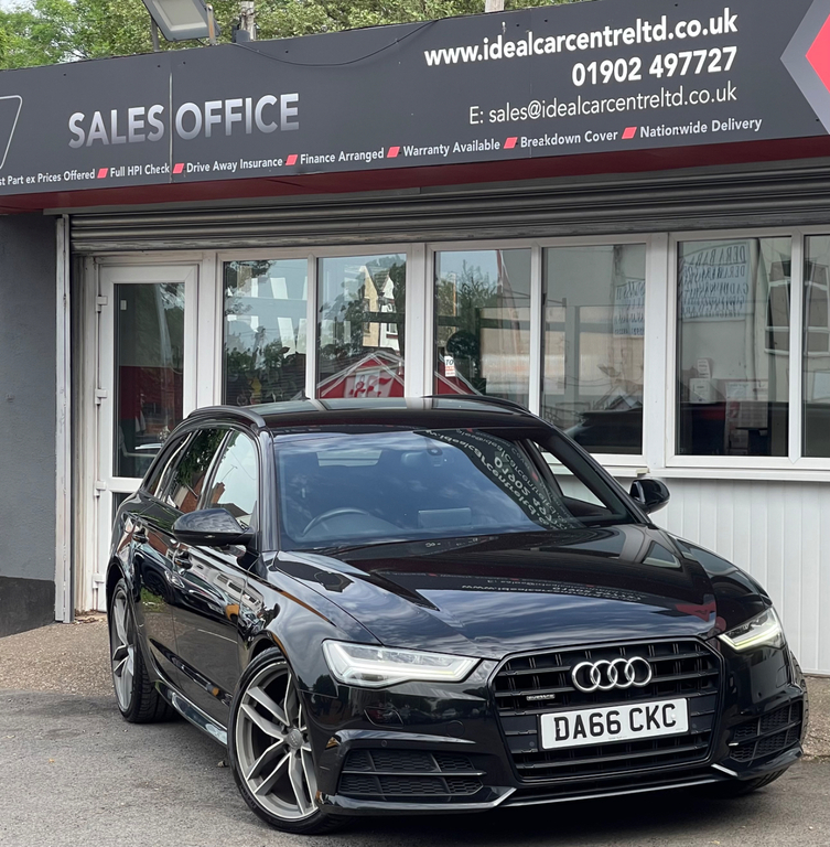 Audi A6 Avant 2.0 Tdi Black Edition Estate S Tronic Q Black