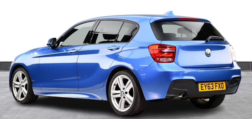 BMW 1 Series 1.6 118I M Sport Hatchback Euro EY63FXO Blue #2