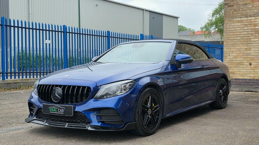 Mercedes-Benz C Class 1.5 C200 Mhev Amg Line Premium Cabriolet G-troni WA19ZHE Blue #2