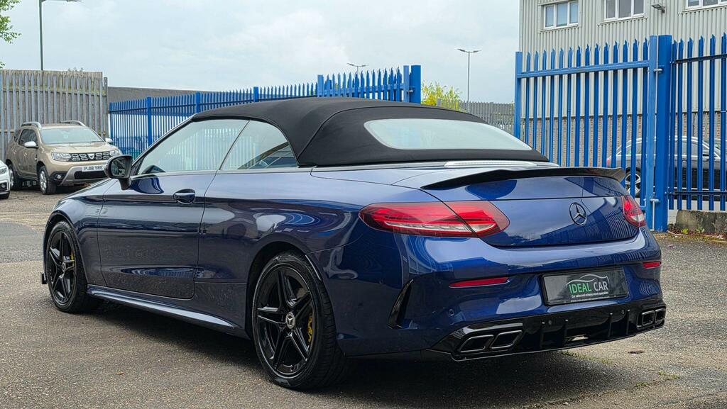 Mercedes-Benz C Class 1.5 C200 Mhev Amg Line Premium Cabriolet G-troni WA19ZHE Blue #4