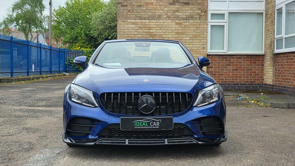 Mercedes-Benz C Class 1.5 C200 Mhev Amg Line Premium Cabriolet G-troni WA19ZHE Blue #5