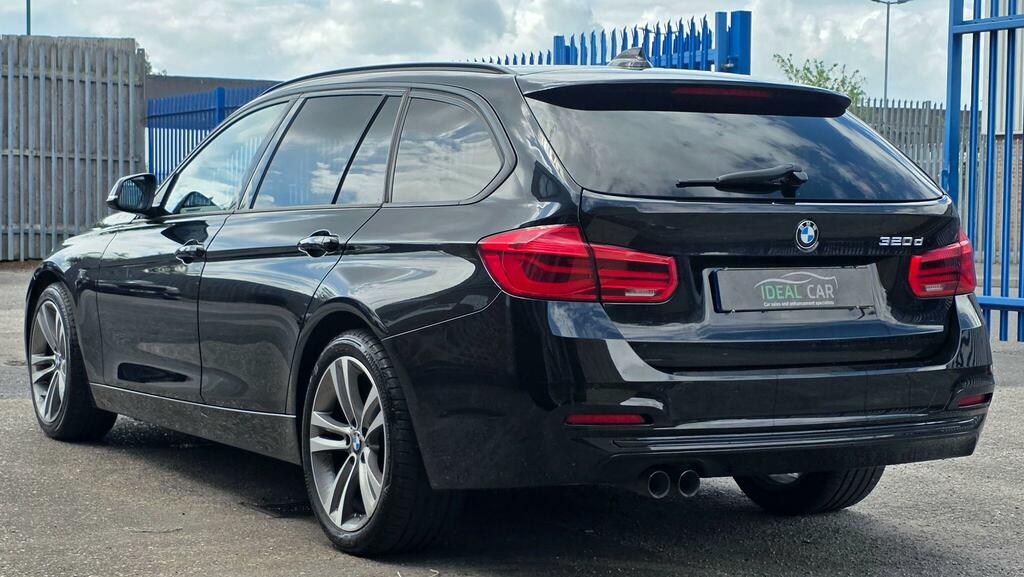 BMW 3 Series 2.0 320D Sport Touring Euro 6 Ss HJ67SBV Black #2
