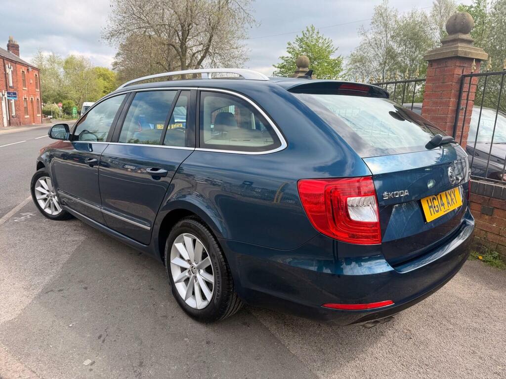 Skoda Superb Estate 1.6 Tdi Elegance Greenline III Euro 5 Ss Blue #5