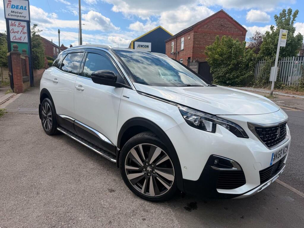 Peugeot 3008 Suv 1.2 Puretech Gt Line Euro 6 Ss 201868 WK68WZM White #2