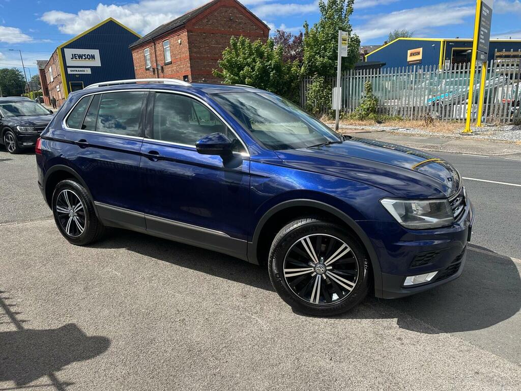 Volkswagen Tiguan Suv 2.0 Tdi Bluemotion Tech Se Navigation Dsg 4Mot KN66CXG Blue #5