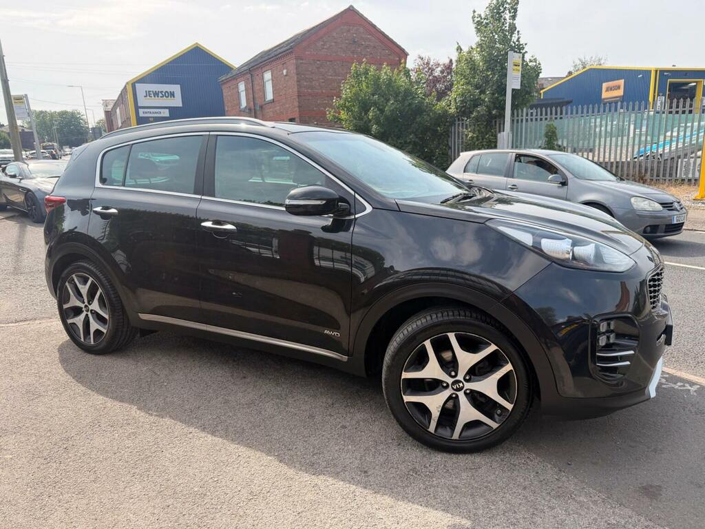 Kia Sportage Suv 2.0 Crdi Gt-line Awd Euro 6 201616 RJ16HNL Black #3