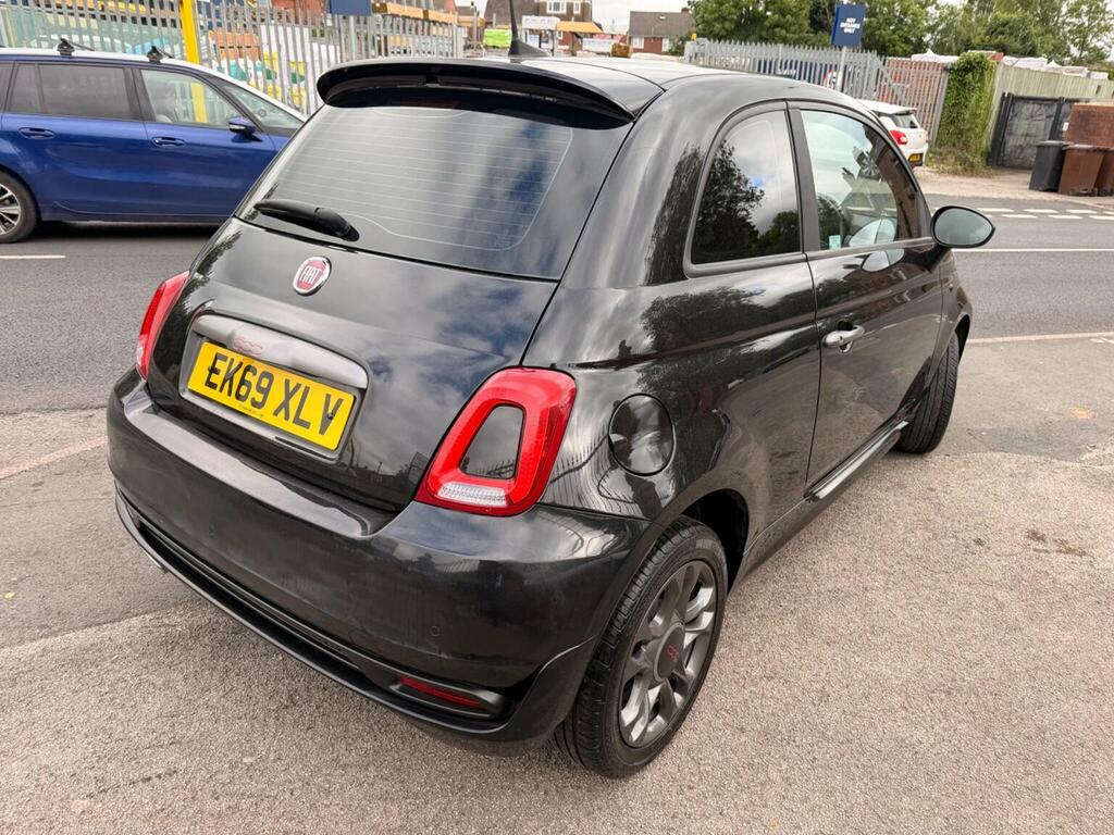 Fiat 500 Hatchback 1.2 Sport Euro 6 Ss 201969 EK69XLV Black #4