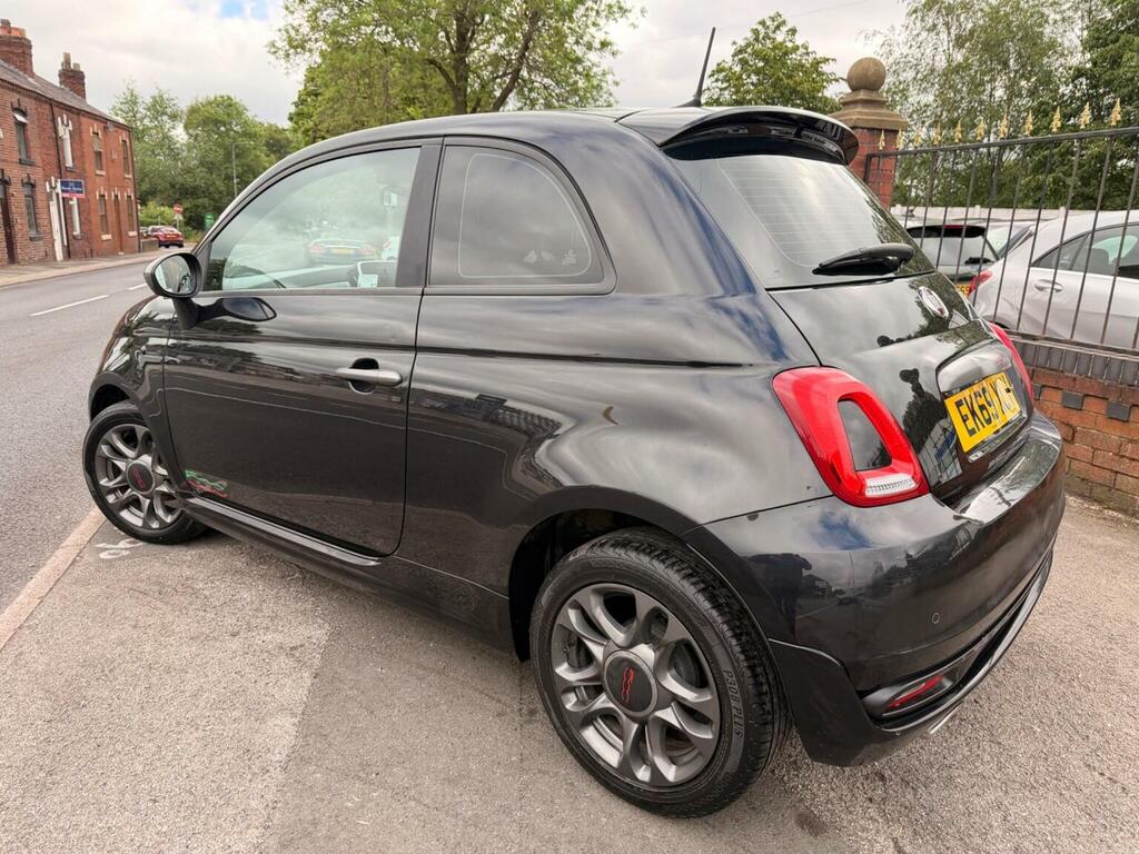 Fiat 500 Hatchback 1.2 Sport Euro 6 Ss 201969 EK69XLV Black #6