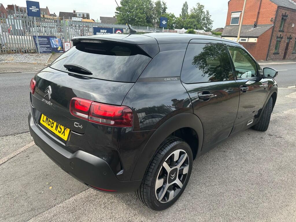 Citroen C4 Cactus Hatchback 1.5 Bluehdi Flair Euro 6 Ss 2018 Black #3