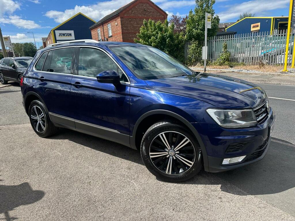 Volkswagen Tiguan Suv 2.0 Tdi Bluemotion Tech Se Navigation Dsg 4Mot KN66CXG Blue #6