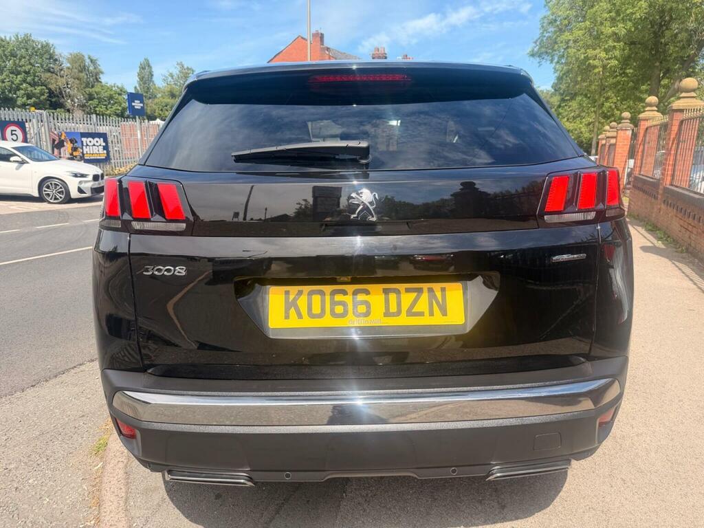 Peugeot 3008 Suv 1.6 Bluehdi Gt Line Euro 6 Ss 201766 KO66DZN Black #6