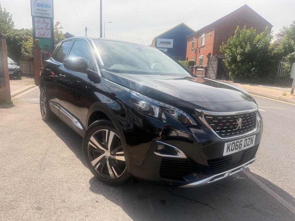 Peugeot 3008 Suv 1.6 Bluehdi Gt Line Euro 6 Ss 201766 KO66DZN Black #4