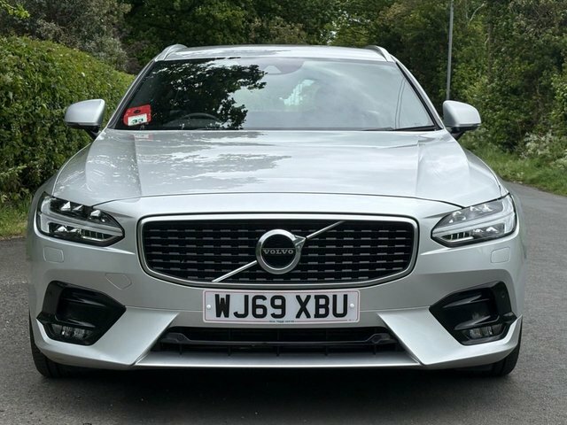 Volvo V90 2019 2.0 T4 Gpf R-design Estate Eu WJ69XBU Silver #2