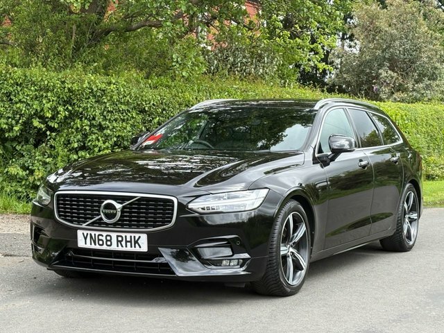 Volvo V90 2018 2.0 D4 R-design Estate Euro 6 Black