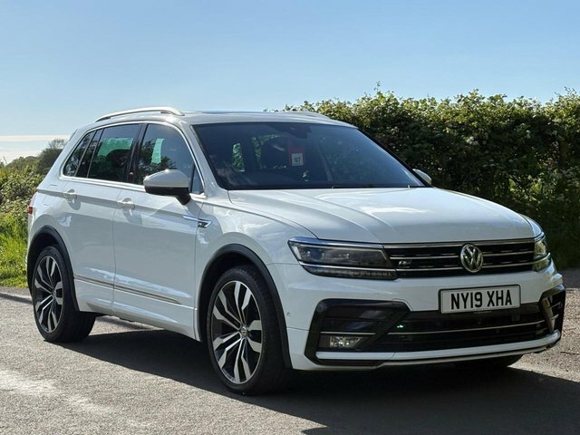 Volkswagen Tiguan 2019 2.0 Tdi R-line Tech Suv Dsg 4Motio White