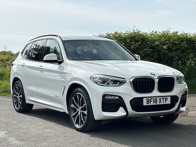 BMW X3 2018 3.0 30D M Sport Suv Xdrive Eu BF18XTP White #3