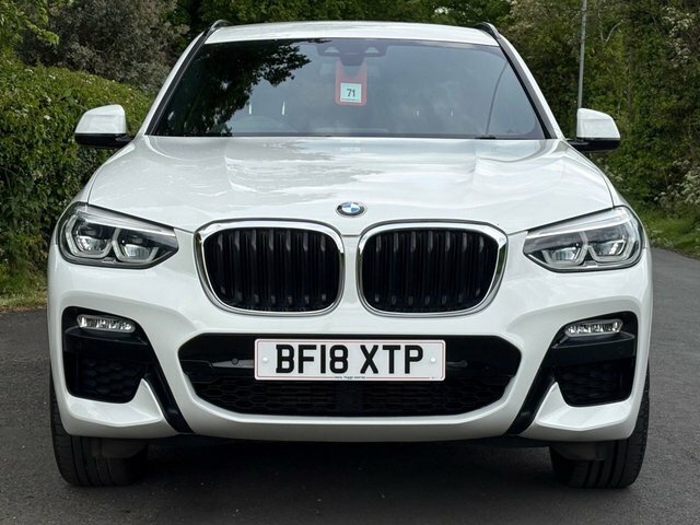 BMW X3 2018 3.0 30D M Sport Suv Xdrive Eu BF18XTP White #2