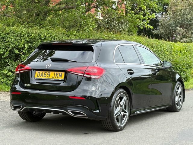 Mercedes-Benz A Class 2019 1.3 A180 Amg Line Executive Hatchback P DA69JXM Black #6