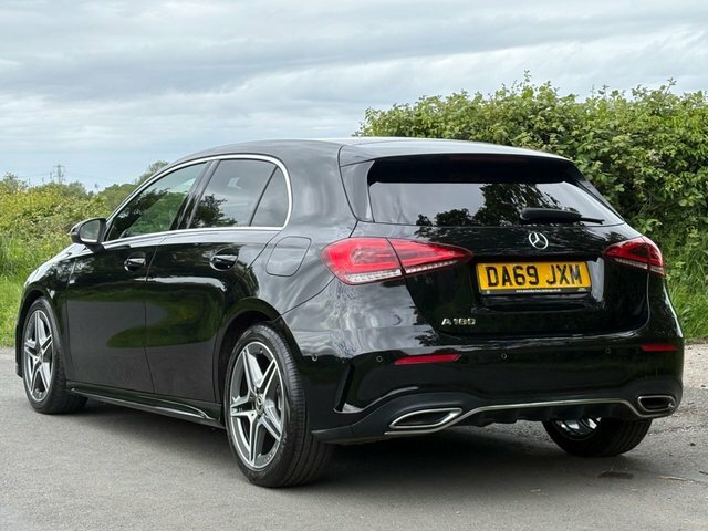 Mercedes-Benz A Class 2019 1.3 A180 Amg Line Executive Hatchback P DA69JXM Black #3