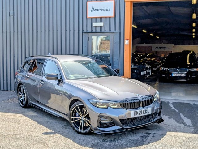 BMW 3 Series 2.0 320D Mht M Sport Touring Hybrid Aut DK21KKL Grey #2
