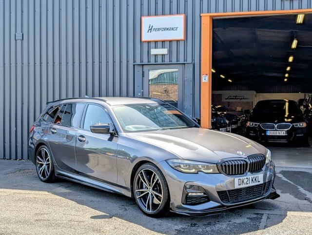BMW 3 Series 2.0 320D Mht M Sport Touring Hybrid Aut DK21KKL Grey #3