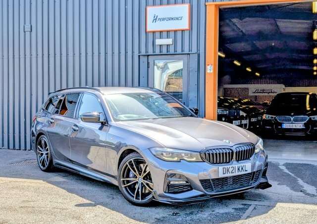 BMW 3 Series 2.0 320D Mht M Sport Touring Hybrid Aut Grey