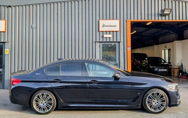 BMW 5 Series 2.0 530E 9.2Kwh M Sport Saloon Plug-in OU68NTA Black #5
