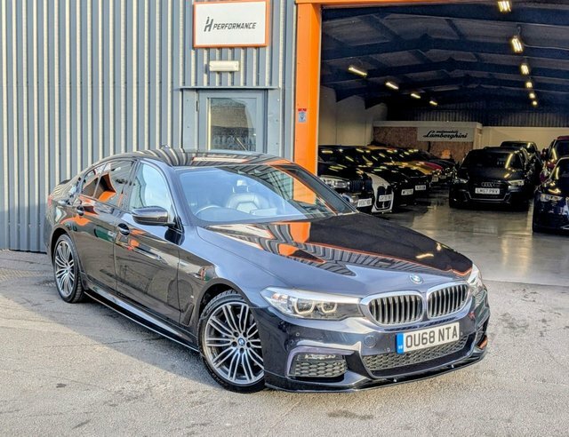 BMW 5 Series 2.0 530E 9.2Kwh M Sport Saloon Plug-in OU68NTA Black #2