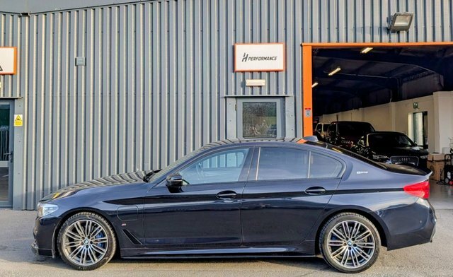 BMW 5 Series 2.0 530E 9.2Kwh M Sport Saloon Plug-in OU68NTA Black #6