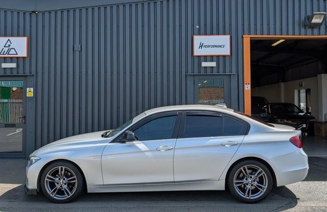 BMW 3 Series 2.0 320D Ed Efficientdynamics Saloon Ma LD62ZTB Silver #4