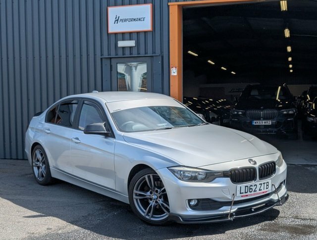 BMW 3 Series 2.0 320D Ed Efficientdynamics Saloon Ma LD62ZTB Silver #2