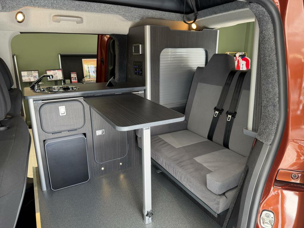 Peugeot Rifter Micro Camper Rr Bed Brown