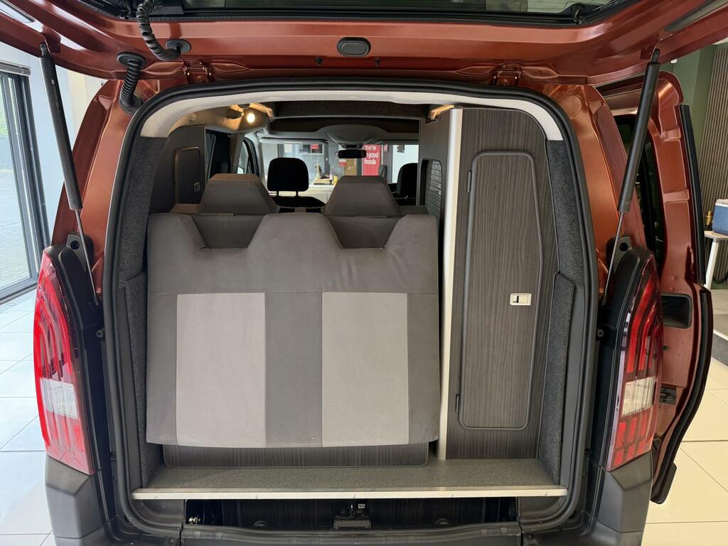 Peugeot Rifter Micro Camper Rr Bed SF69GOA Brown #4