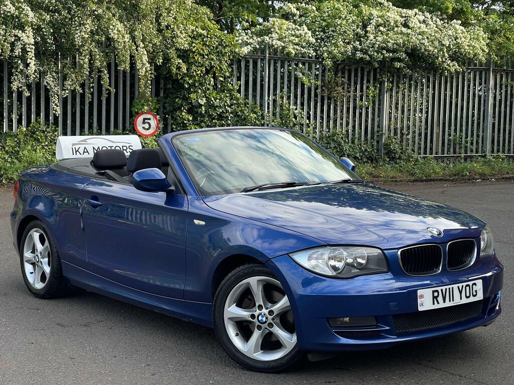BMW 1 Series Convertible Euro5 2.0 Blue