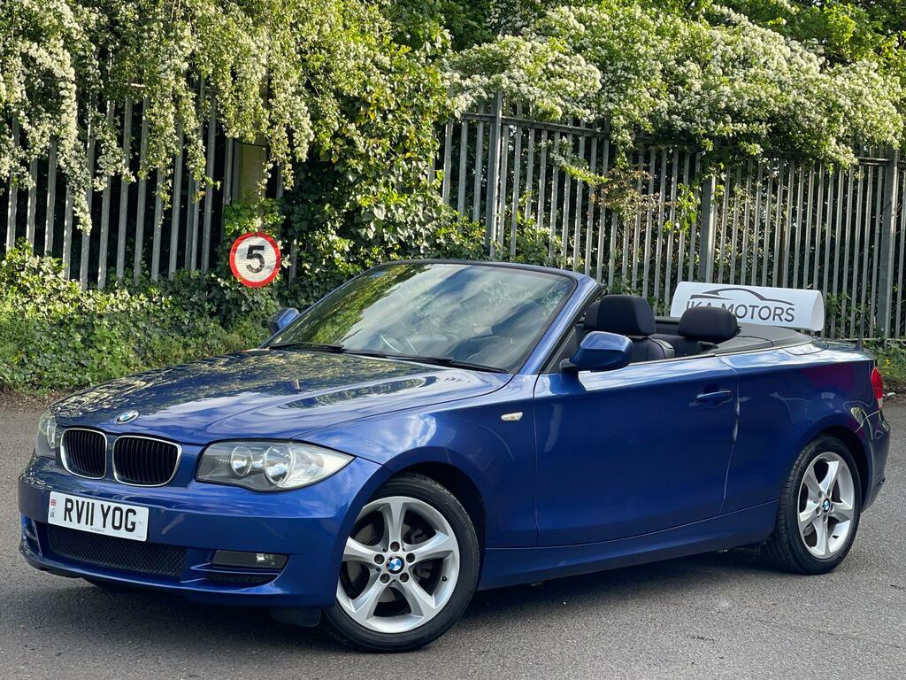 BMW 1 Series Convertible Euro5 2.0 LV60NWS Blue #2
