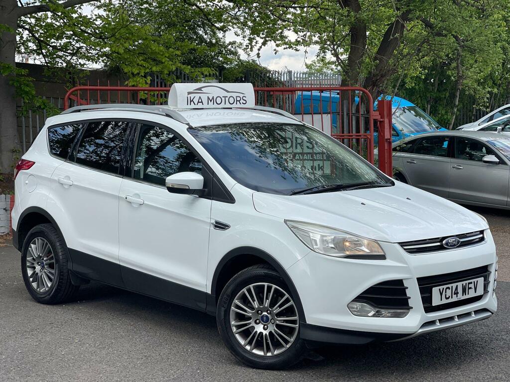 Ford Kuga 2.0 Tdci Titanium Powershift Awd Euro 5 YC14WFV White #2