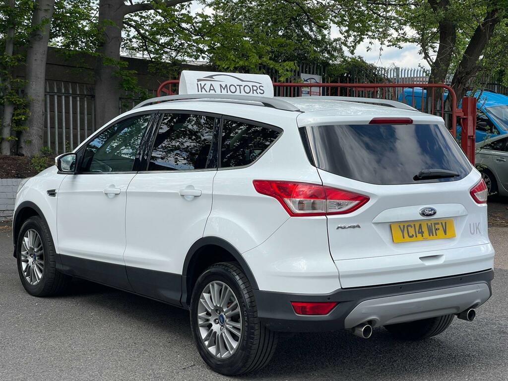 Ford Kuga 2.0 Tdci Titanium Powershift Awd Euro 5 YC14WFV White #5