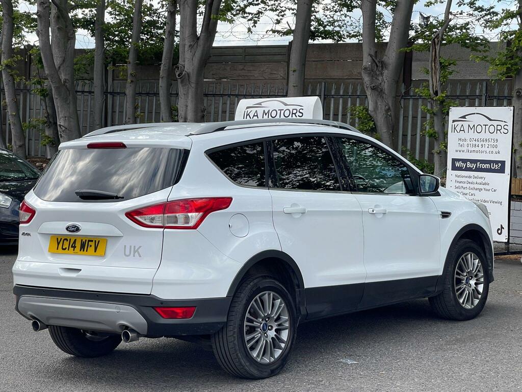 Ford Kuga 2.0 Tdci Titanium Powershift Awd Euro 5 YC14WFV White #4