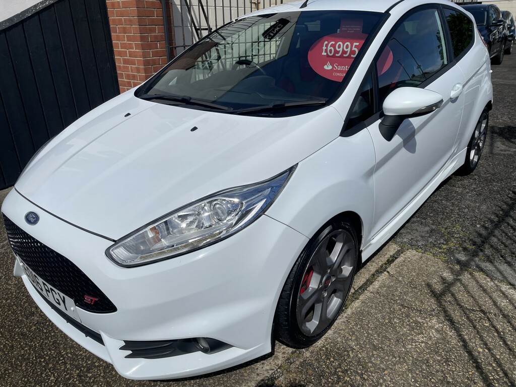 Ford Fiesta Hatchback 1.6 T Ecoboost St-3 2016 EO16PGY White #3