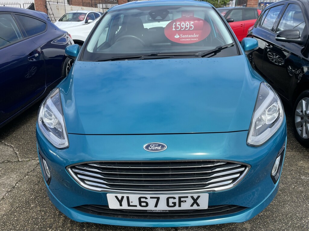 Ford Fiesta Hatchback 1.1 Ti-vct Zetec 2018 YL67GFX Blue #2