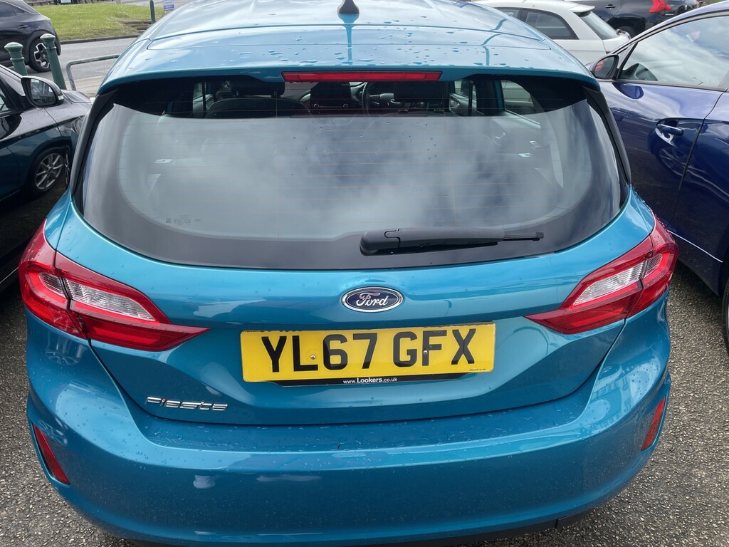 Ford Fiesta Hatchback 1.1 Ti-vct Zetec 2018 YL67GFX Blue #5