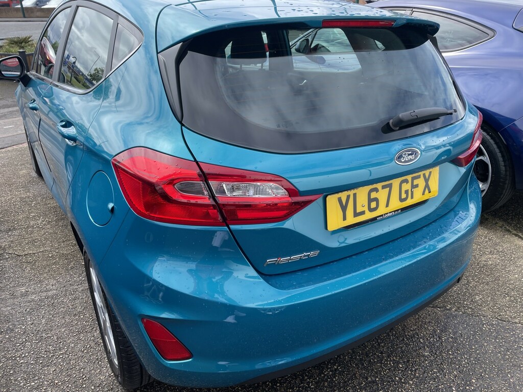 Ford Fiesta Hatchback 1.1 Ti-vct Zetec 2018 YL67GFX Blue #4