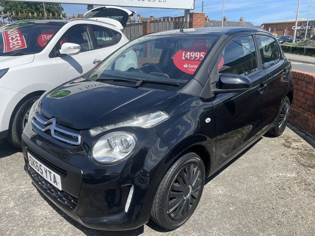 Citroen C1 Hatchback 1.0 Vti Feel 2015 SK65YTA Black #3