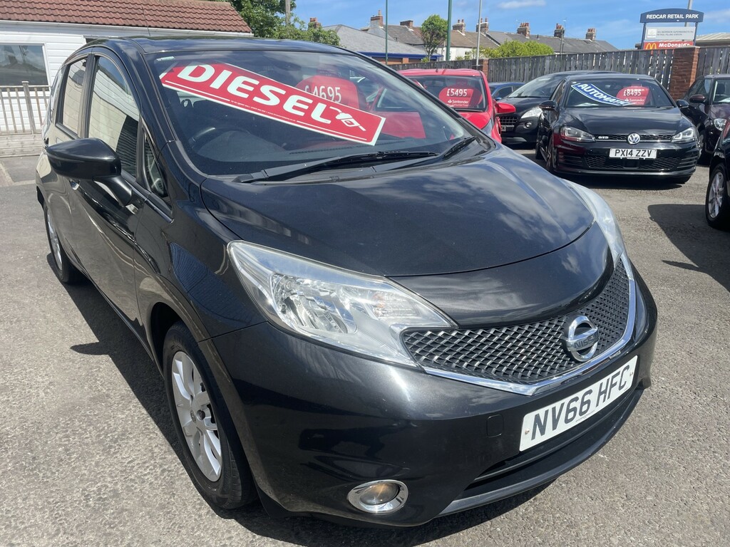 Nissan Note Hatchback 1.5 Dci Acenta Premium 2016 Black