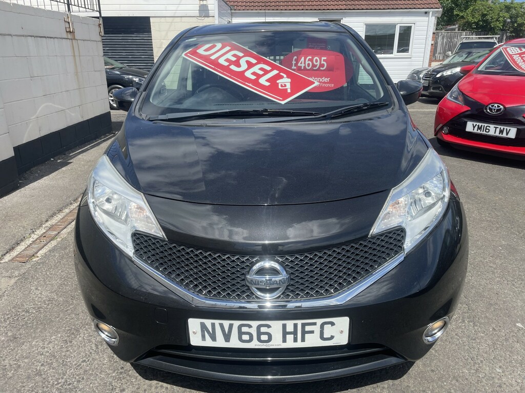 Nissan Note Hatchback 1.5 Dci Acenta Premium 2016 NV66HFC Black #2