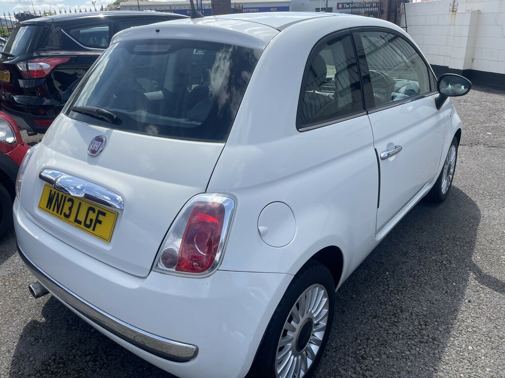 Fiat 500 Hatchback 1.2 Lounge 2013 WN13LGF White #6