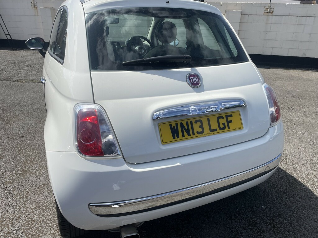 Fiat 500 Hatchback 1.2 Lounge 2013 WN13LGF White #4